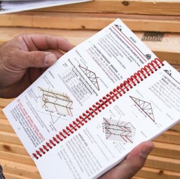 The plan includes methods discussed in the Wood Truss Council of America training pamphlet.