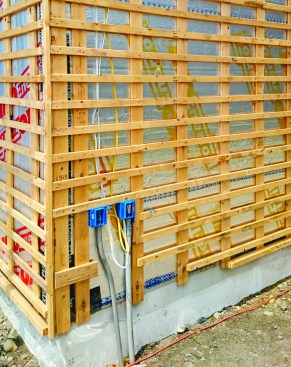 Site-built rainscreens can be used for shingle siding, but this application is labor intensive.