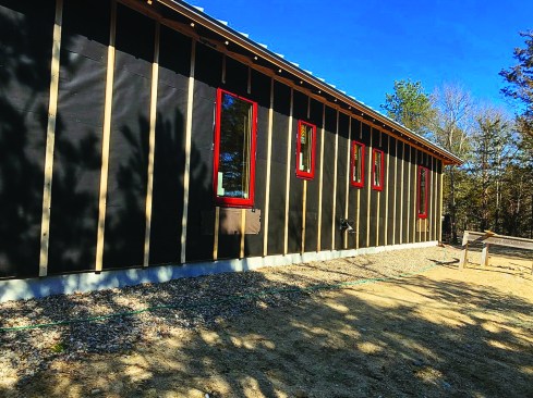 With site-built systems, the siding nails to furring strips.