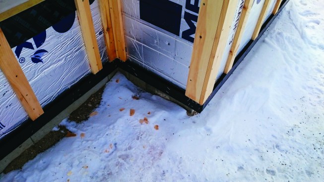 ... or corrugated vent material.
