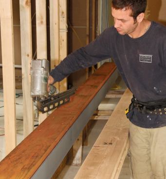 They then nailed the LVL to the 2x8.