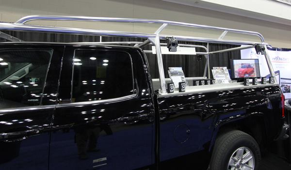 Ryder Racks are made from polished aluminium so they look good and won’t rust. Half the weight of steel, they will pay for themselves over the life of the vehicle by boosting its mileage. Hand-welded in Wilmington, N.C., racks are available in stock and custom configurations for all major truck brands. Stock models retail for about $1,400 and are rated for up to 2,250 pounds. The company began when the owner of a marine welding service made an aluminium rack for his truck; everyone who saw it wanted one, so he decided to offer them to the public.