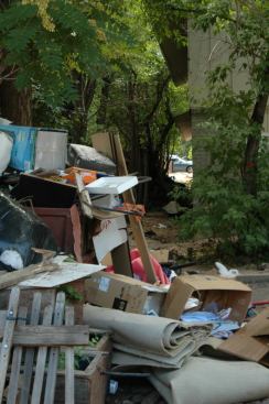 The demands for waste removal were overwhelming immediately after the flood.
