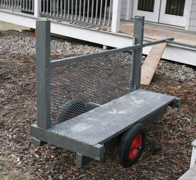 The all-terrain material cart