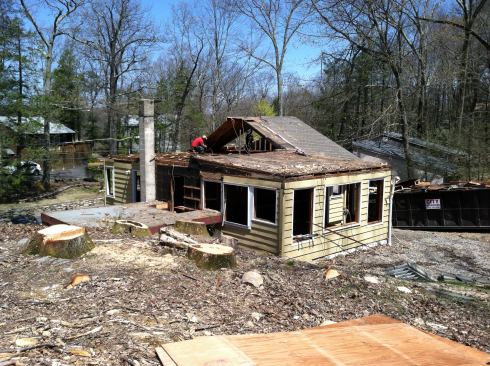Mike Trolle’s Passive House was built on the remnants of a summer cottage in a Connecticut Lake community. The only parts that were salvaged for the new home were the original CMU foundation, first-floor joists, and subflooring.
