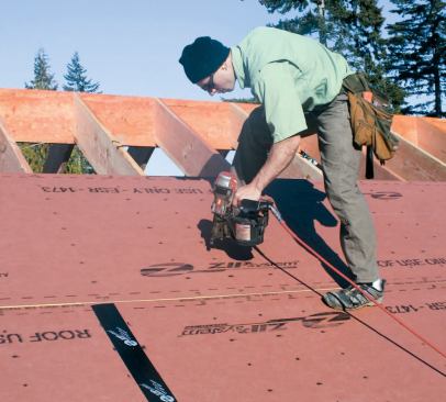 Zip roof panels provide good traction, thanks to grit added to the overlay during production.