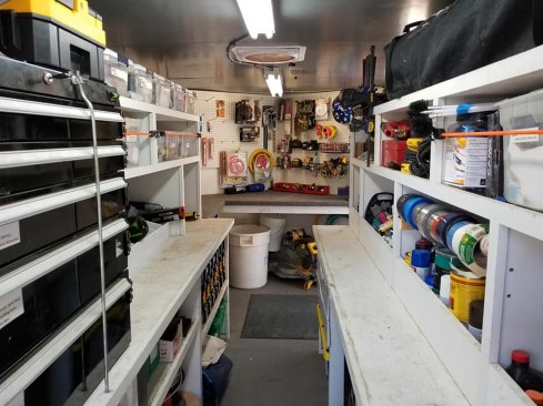 Rolling tool store. I know where everything is.