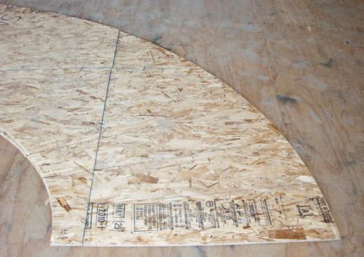 Cutting the plates started with determining the workable footprint.