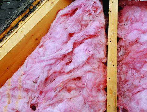 Existing fiberglass insulation was compromised by installation gaps and voids, as well as mouse tunnels.