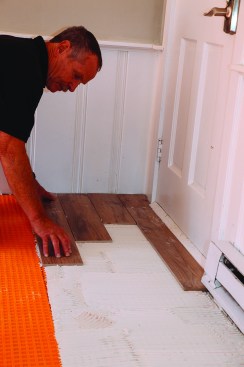 Before pressing them into place