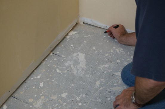 As you work around the room taking measurements and compiling a cut list, clearly mark the stud locations to help with installation later on.