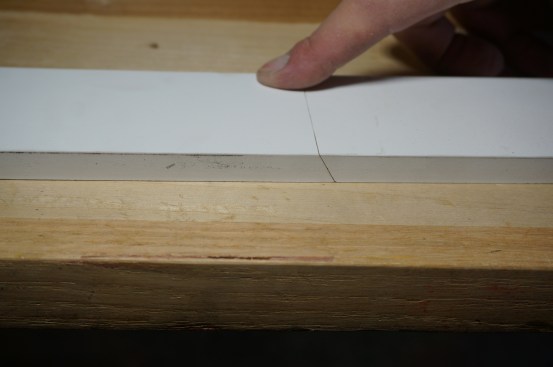 If done properly, the resulting scarf joint should form an almost seamless transition between the boards.