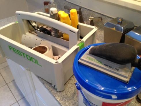 The new look kit for those strategic strike sand and skim days on drywall.