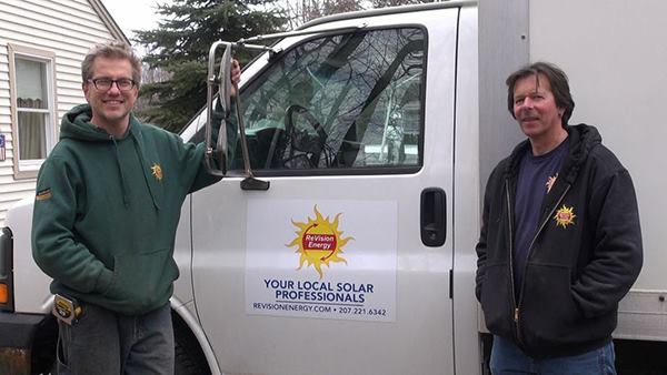JLC spent a day on the job in April with master plumbers Dave Ragsdale (left) and Chris Blaisdell (right), a two-man mini-split heat pump installation crew for ReVision Energy, based in Portland, Maine. The following images show the pair setting and connecting the outdoor compressor unit and the indoor fan unit for a Fujitsu mini-split capable of providing 12,000 Btu of heat energy during winter or a ton of cooling energy in summer at very high efficiencies.