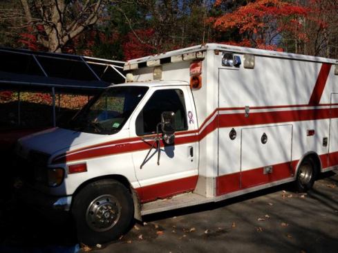 When the ambulance was converted to non-emergency use the sirens had to be disabled. The strobes can be used but only if the lenses are changed to amber. Using the original blue (fire or EMS), red/white/blue (ambulance), or red/white (fire) could result in arrest for "impersonating a first response vehicle".