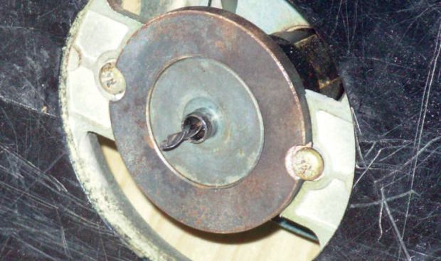 Rout the Return: The trick here was to set up my router with the smallest bit I have — a 1/ 8-inch spiral bit — so as to remove as little wood as possible between the mating parts. The 1/4-inch template guide would keep the offset distance from the template to a minimum. I usually make my returns out of tread stock — you can get a lot of returns out of one tread!