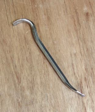 Every finish carpenter needs several small pry bars. This one has been my go-to model for the last few years. It has zero flex and can get into small area – but also works for larger tasks. And it’s small enough to fit in a pocket.