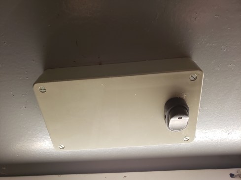 My 12-volt lighting is switched to make getting lights on in the dark even easier.