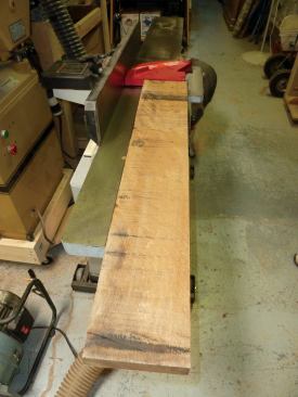 Ordering the lumber with  one edge ripped on the rough-sawn board facilitates the initial milling steps.