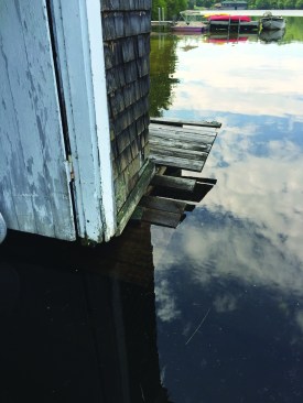The west side of the structure had dropped more than the east side.