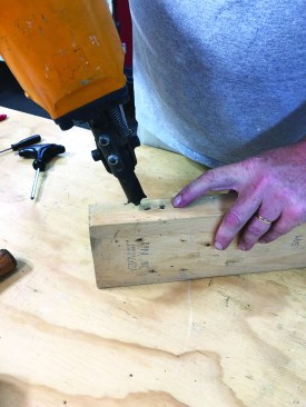 Drive a few test nails into a scrap board. If you’ve followed all the steps of the rebuild, the nailer should be ready for its next job.