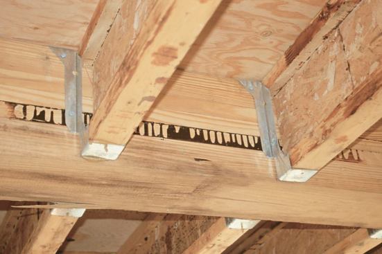 Glulam lumber is manufactured in two grades for residential use. This is framing grade lumber.
