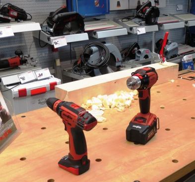 This 10.8- and 18-volt drill/driver are from Mafell, a company far better known for corded circular saws, beam saws, jig saws, and chainsaw mortisers.