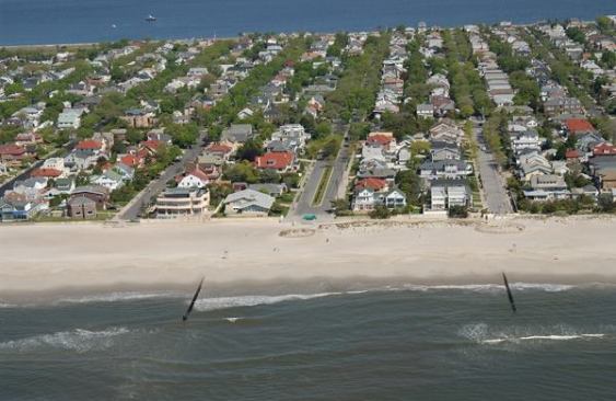 A view of Rockaway, N.Y., before