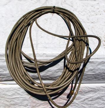 Standard Pressure Hoses. Even though we have high pressure guns we still use standard models for driving the hot-dipped galvanized stick nails used to fasten exterior trim (HDG stick nails are cheaper and easier to find than HDG coil nails). We’ve been using the same Senco hoses since the late 90’s. They were ¼”x100’ hoses when we bought them, but have grown shorter as we’ve had to make repairs. They’re light and have been very durable, though if I were to buy again now I’d go with Flexzilla hoses because I’ve heard very good things about them.