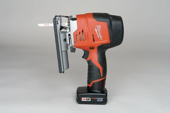 Available as an accessory, Milwaukee's 48-11-2402 battery doubles the runtime and allows the tool to stand on end.