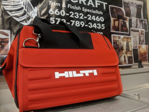 Even the tool bag is tight.