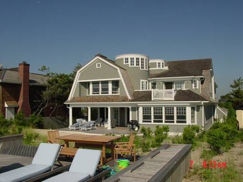 The multi-million-dollar beachfront house was built at a FEMA-mandated 15-foot elevation, above the Base Flood Elevation for that location.