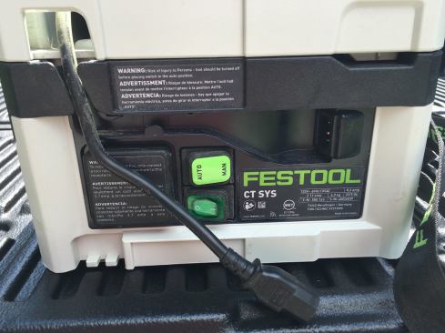 Connecting and disconnecting the power cord was a bit awkward, but I like how the way the cord is protected here because it seems to eliminate potential fraying. It's hard to get your fingers in to remove it. If you're wearing gloves, even thinner work gloves, messing with this connection point will likely be all but impossible.