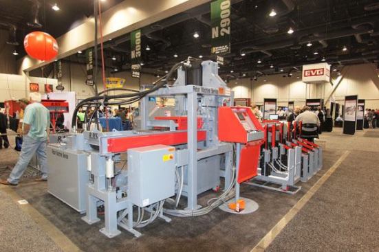 A small machine for bending rebar into various shapes.