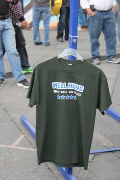 If you don’t win a power tool Blaklader gives you one of these tasteful t-shirts.