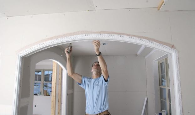 The author shares his tricks and techniques for hanging drywall with special appeal.