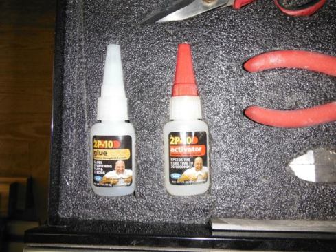 There is no better universal adhesive than cyanoacrylate (CA) glue. I use it to preassemble corners in crown molding, fasten small molding returns, and fix loose laminate on cabinets and counters. People are always asking me if I can glue something back together and 90% of the time I’m able to do it with CA adhesive. There are many brands to choose from. I use FastCap’s 2p-10 because I like the carriers and tip accessories. Apply the adhesive, spray on the activator, stick the pieces together, an in 10 seconds you’ll have a strong permanent bond.