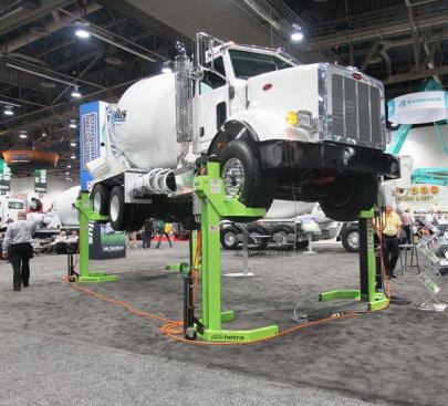 If it can lift a concrete truck then it can lift about anything.