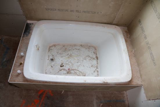 Tubs are a magnet for trash, and are easily scratched. Rookie mistake.