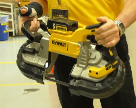 DeWalt already made a 5-inch capacity deep cut corded band saw; now they make a 20V MAX cordless model.