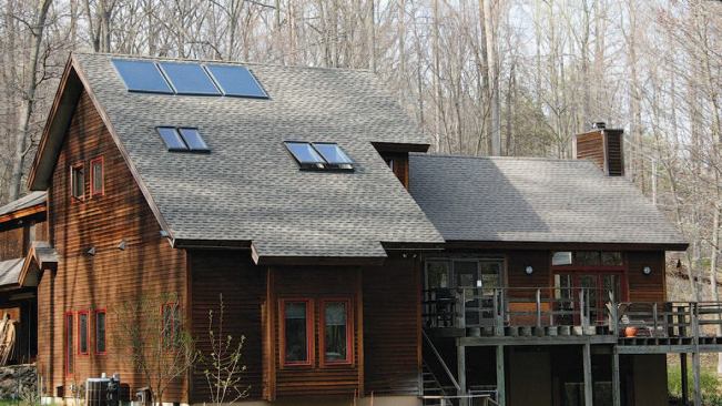 The timber-frame and structural-insulated-panel home