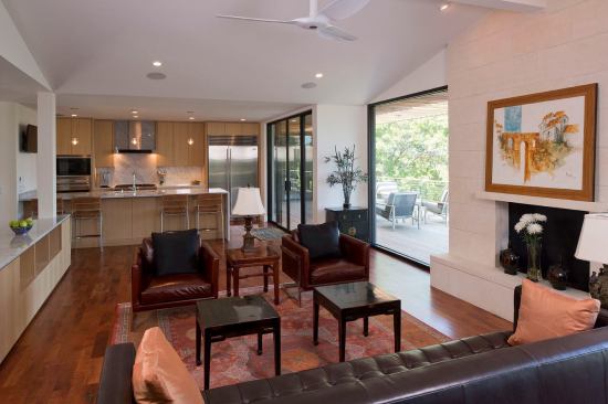 The Big Ass Haiku fan in the living room has been a hit with my clients.