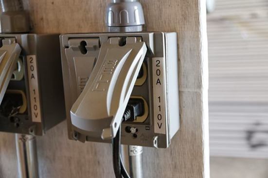 Be sure to give yourself plenty of 20Amp 110v plugs!