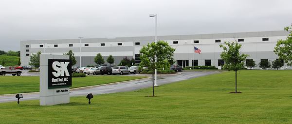 The new SK plant in Sycamore, Illinois is only a couple of years old. The 100,000 square foot building has a showroom and offices in front and a factory in back—where ratchets are assembled, and sockets, extensions, and adapters are manufactured.