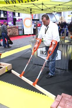 Tired of bending over to manually screed concrete? These ApeArms from Inspired Construction Products allow you to stand to perform this task. The arms are telescoping so they can be adjusted based on your height and the leverage you need. www.icppro.com