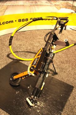 We found this hydraulic deck chipping hammer cool, what with its own kick stand and all. The design is supposed to minimize user fatigue. www.rnpind.com