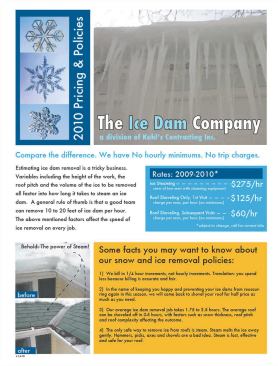 The author's ice dam service runs the gamut from roof shoveling and ice removal to comprehensive retrofits involving air-sealing, improved insulation, and new roofing.