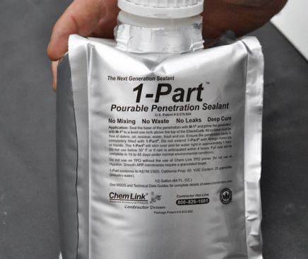 Pourable sealant