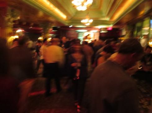 This photo of fellow revelers at the DeWalt party was shot with the special “What happens in Vegas stays in Vegas” camera setting. On the elevator down from the event I overheard the following conversation: Guy: I don’t think I have ever left the Foundation Room before ten. Gal: I don’t think I ever went to the Foundation room before ten. Me: Yikes, it’s almost ten! I have to get back to my room and go to bed (Okay, I didn’t actually say that—but I did think it).