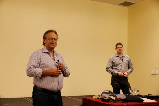 Joe Lstiburek introducing the next speaker.